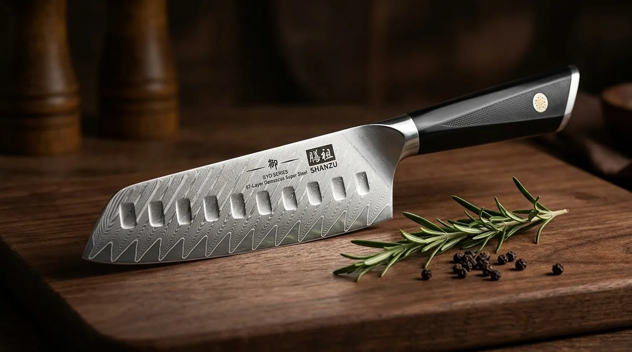 SHAN ZU Santoku GYO 18 cm