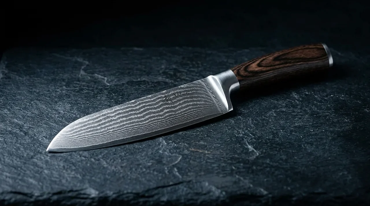 WAKOLI EDIB Santoku Damasco 67 capas VG10